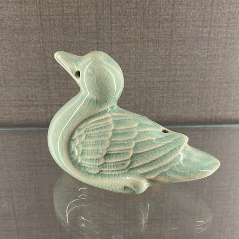 $5 CLEARANCE Korean Goryeo Cheong-ja Celadon Ceramic Duck Water for Calligraphy.